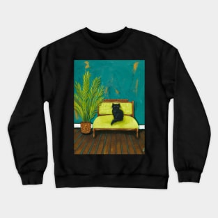 Onyx On the Settee Crewneck Sweatshirt